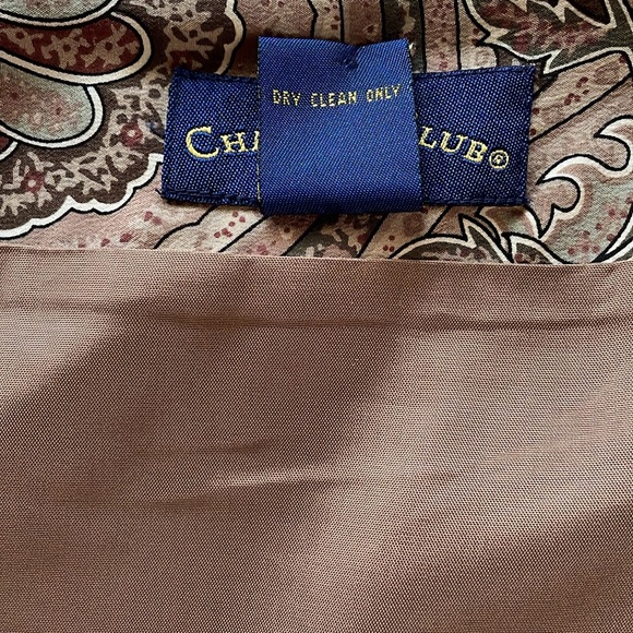 VTG Silk Paisley Wrap Maxi Skirt by Charter Club - Picture 7 of 7